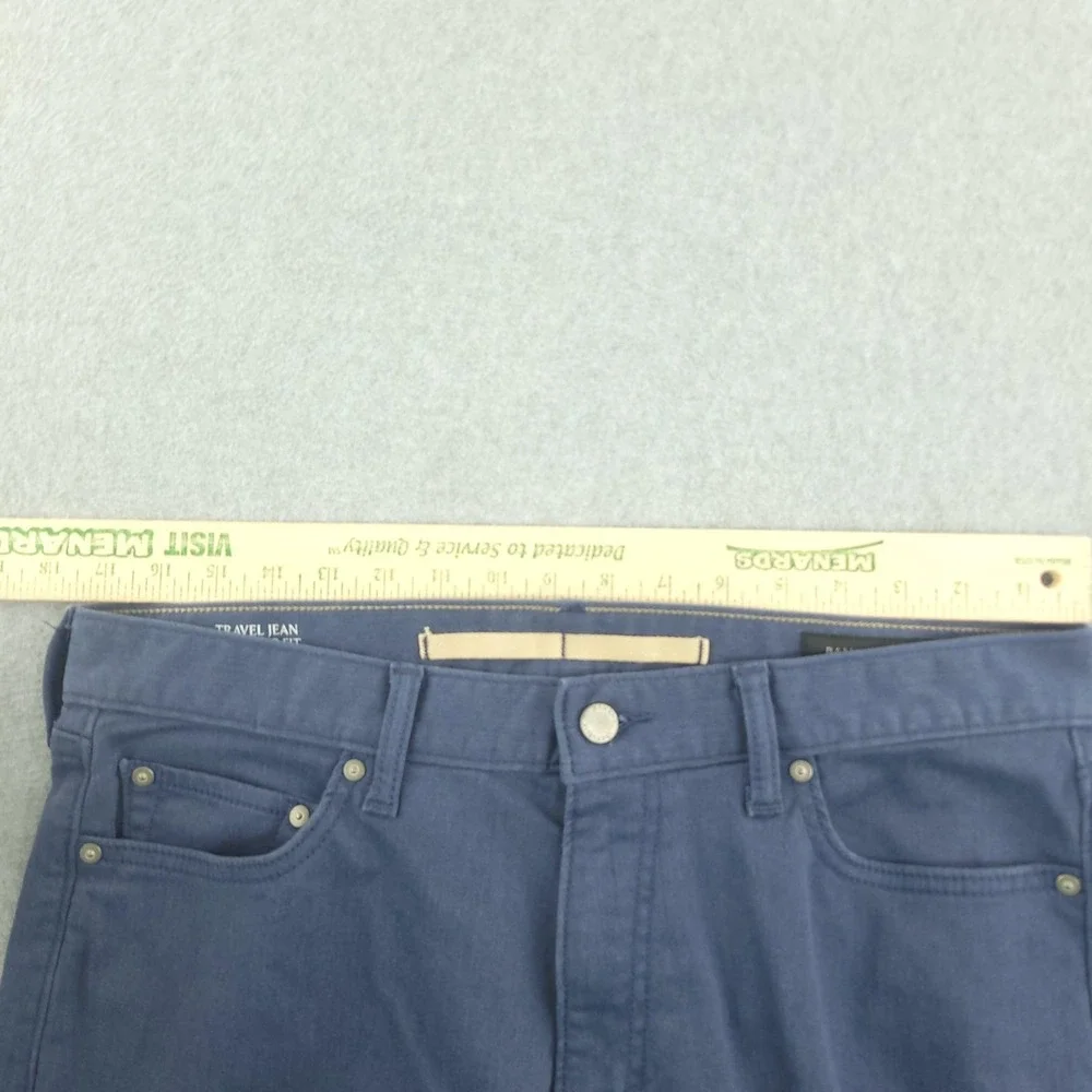 Banana Republic Travel Jean Athletic Fit Jeans Mens 34x30 Blue Stretch Denim